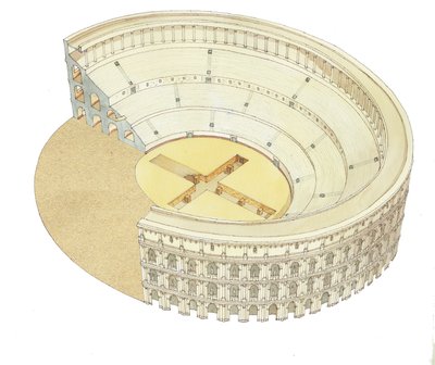 Roman amphitheatre by Fernando Aznar Cenamor
